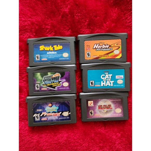 Lot Of 6 Nintendo Gameboy Advance Games GBA. Tested And Working.